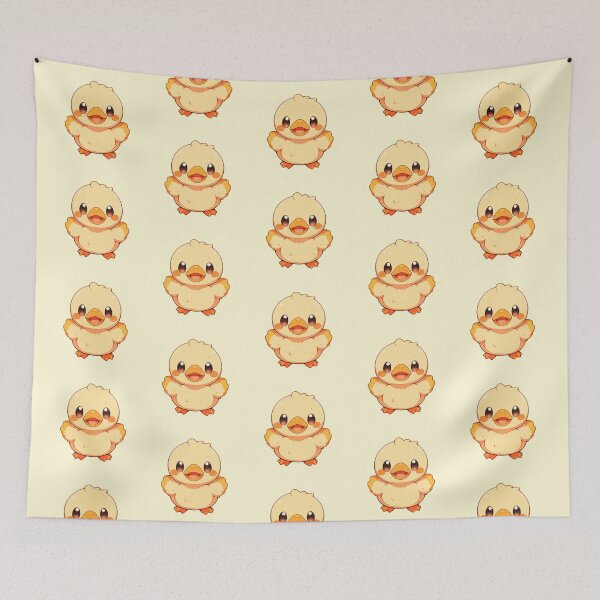 Item preview, Cute Kawaii Duckling Happy Duck designed and sold by CozyKawaiiArt.