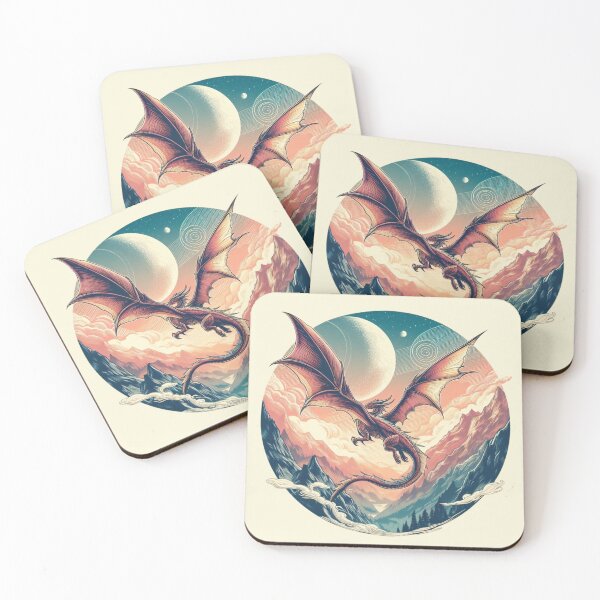 Item preview, Mountainous Dragon Flight Circle designed and sold by Doddlaix.