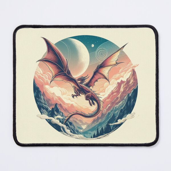 Item preview, Mountainous Dragon Flight Circle designed and sold by Doddlaix.