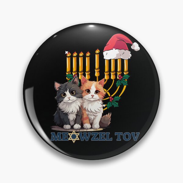 Item preview, Merry Chrismukkah,  Happy Hanukkah , Mazel Tov, Meowzel Tov designed and sold by AwakenedSoul.