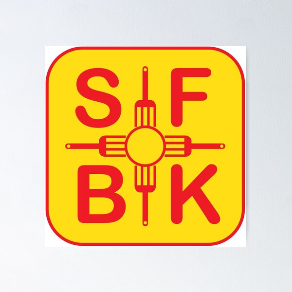 Item preview, Logotipo de horquilla cuadrada Santa Fe BK designed and sold by SantaFeBK.