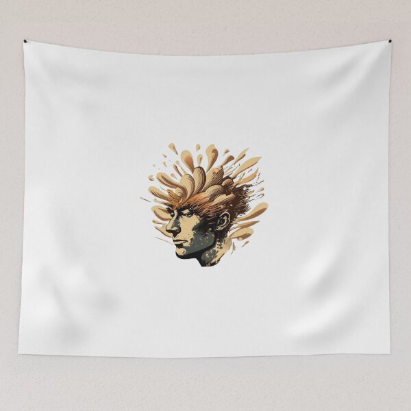 Item preview, Explosive Human Head Ideas Illustration designed and sold by Doddlaix.