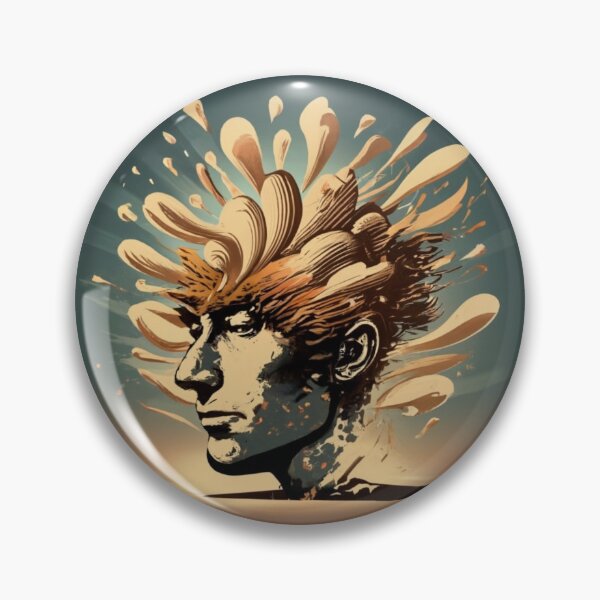 Item preview, Explosive Human Head Ideas Illustration designed and sold by Doddlaix.