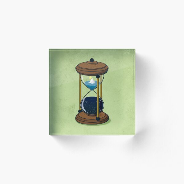 Time Acrylic Block