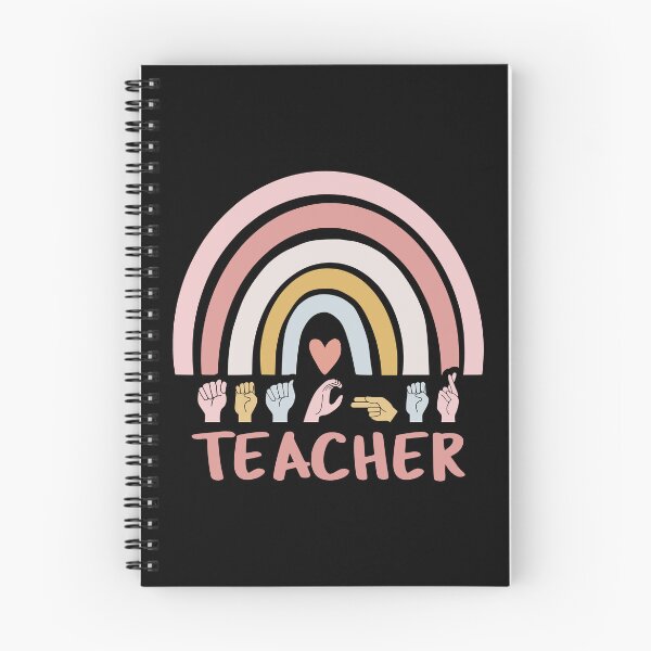 Item preview, ASL Teacher III - Boho Rainbow designed and sold by Lemon Pepper.