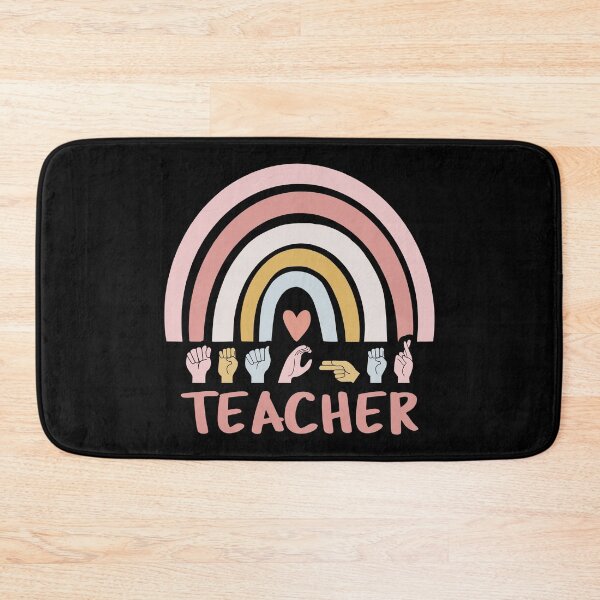 Item preview, ASL Teacher III - Boho Rainbow designed and sold by Lemon Pepper.