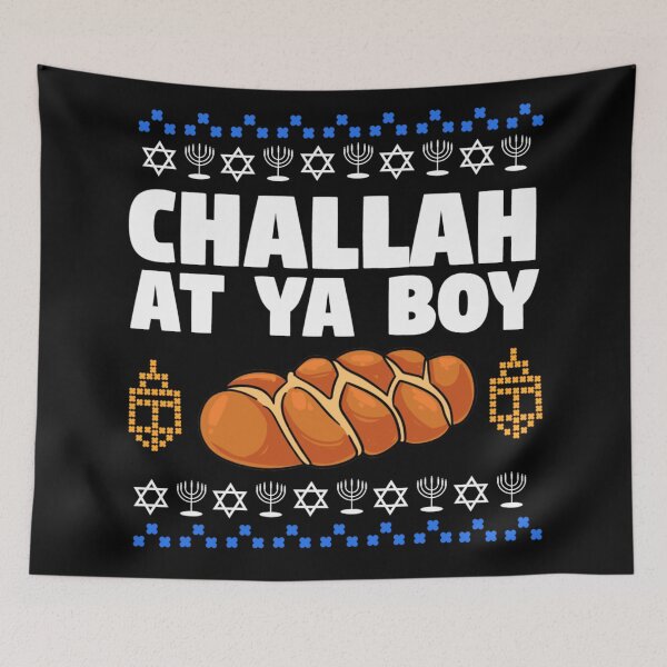 Item preview, Challah Back Boy,  Merry Chrismukkah,  Happy Hanukkah designed and sold by AwakenedSoul.