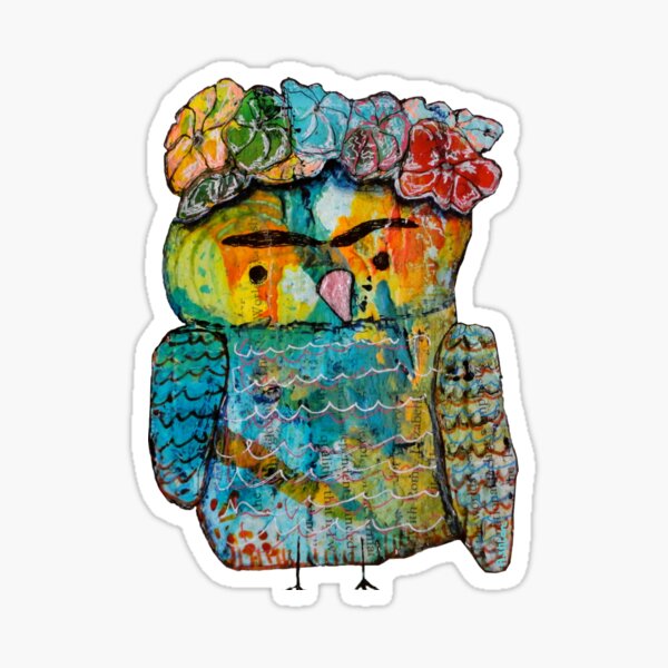 Frida Bird Sticker
