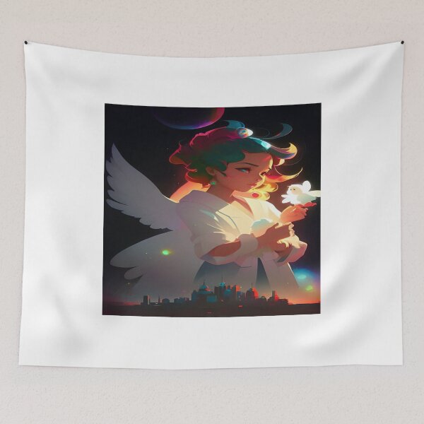 Item preview, A Angel and City designed and sold by DreamistStore.