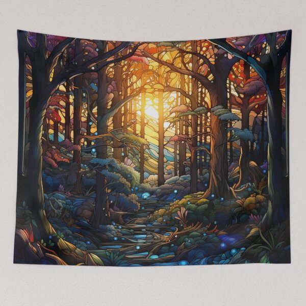 Item preview, Mystical Stained Glass Forest 2 designed and sold by Matt's Artificial Nature.