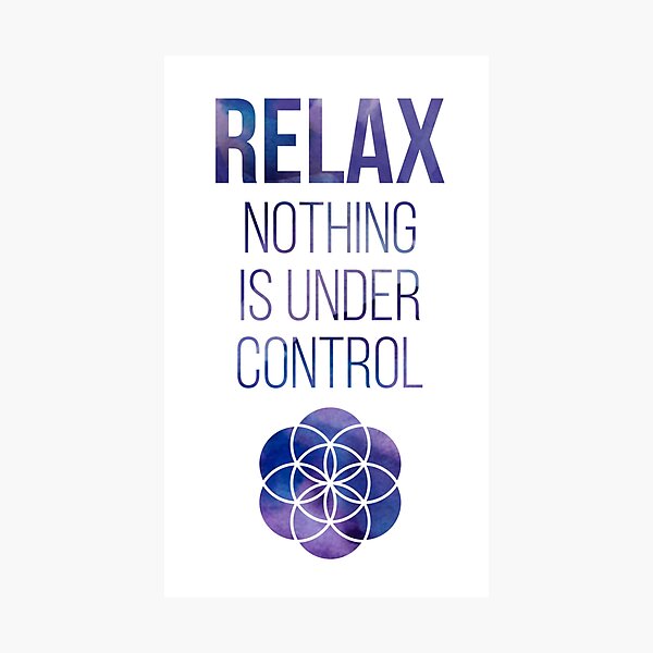 Item preview, Relax Mindfulness Buddha Quote designed and sold by maboles.