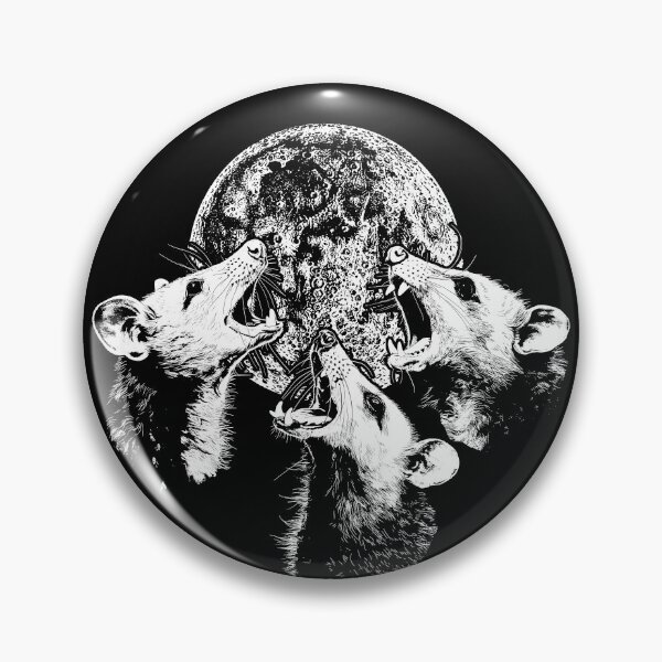 Item preview, Three Opossums Howling at the Moon designed and sold by trajeado14.