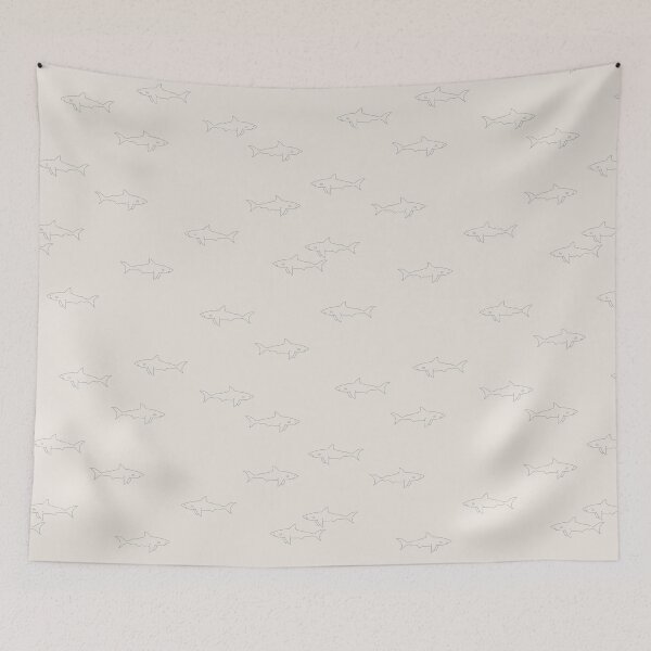 Item preview, Shark Pattern designed and sold by Megs Lang.