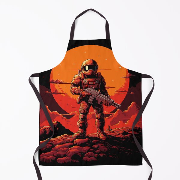 Item preview, Mars Man holding a gun designed and sold by ArbnorDesign.