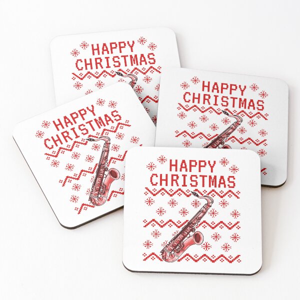 Item preview, Saxophone Ugly Christmas Saxophonist Musician designed and sold by doodlerob.