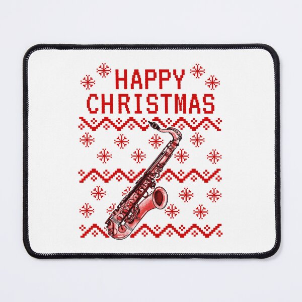 Item preview, Saxophone Ugly Christmas Saxophonist Musician designed and sold by doodlerob.