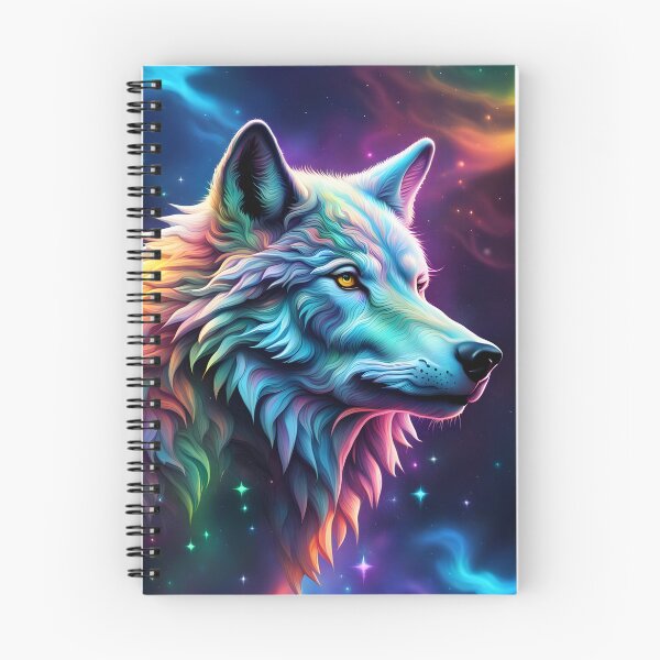 Item preview, Iridescent Cosmos: Majestic Wolf designed and sold by javaoverride.