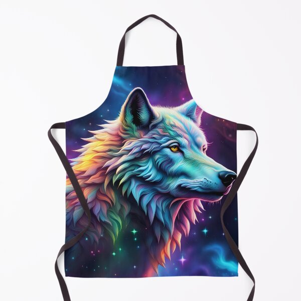 Item preview, Iridescent Cosmos: Majestic Wolf designed and sold by javaoverride.