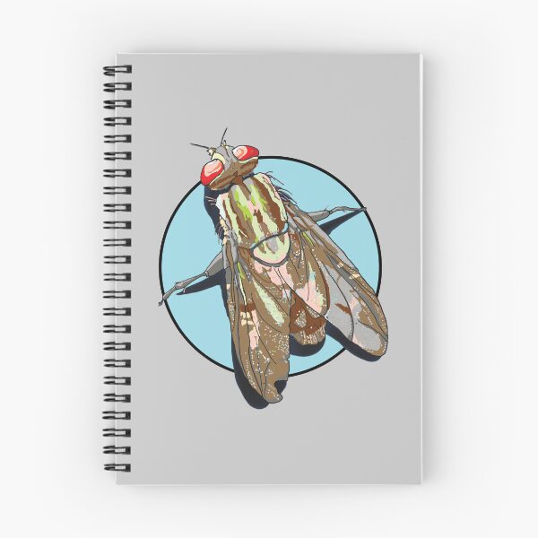 Item preview, House Fly on Blue Circle designed and sold by Marian Murdoch.