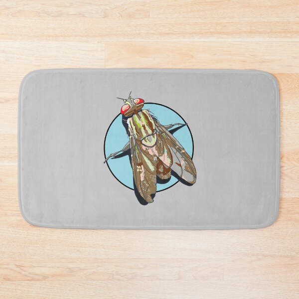 Item preview, House Fly on Blue Circle designed and sold by Marian Murdoch.