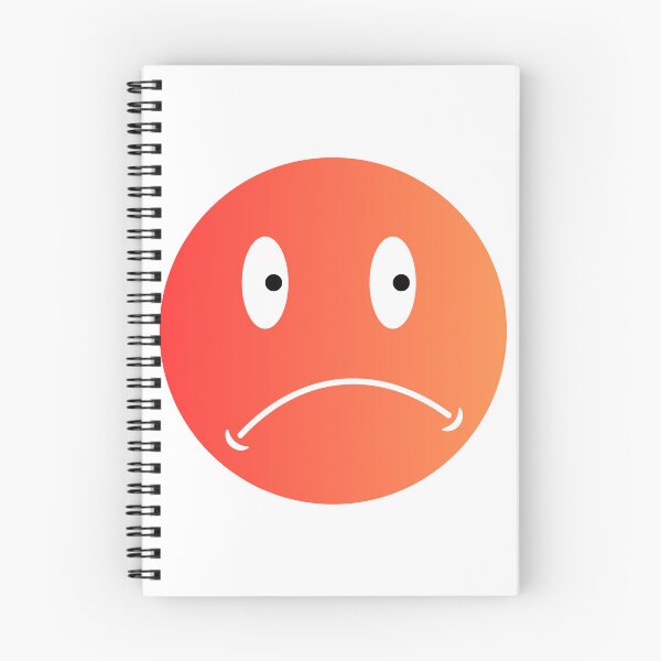 Item preview, Kopie von Unhappy smiley (blue) designed and sold by simpleartpieces.