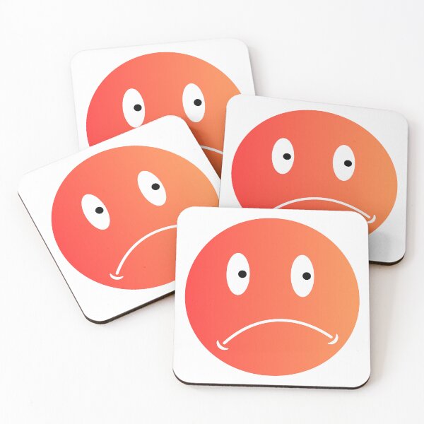 Artikelvorschau, Trauriger smiley (orange/rot) entworfen und verkauft von simpleartpieces.