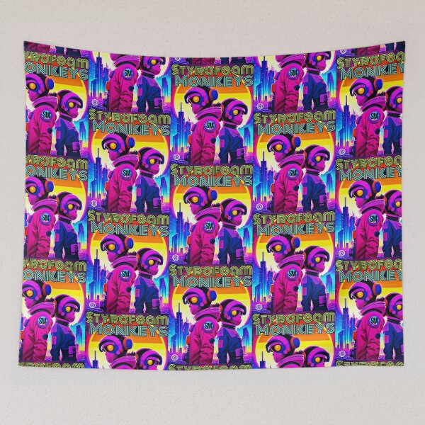 Item preview, Styrofoam Monkey artwork  DJ Monkeys from Space designed and sold by thomashutchings.