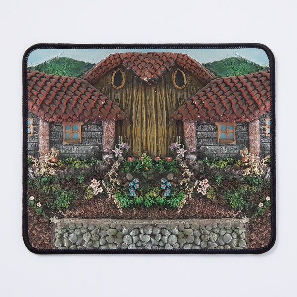 Item preview, Copy of Costa Rican small town crafts landscape vintage hand painted art designed and sold by Carlos Gudino.