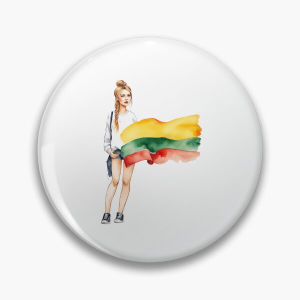 Item preview, Girl and Lithuanian flag designed and sold by simaso.