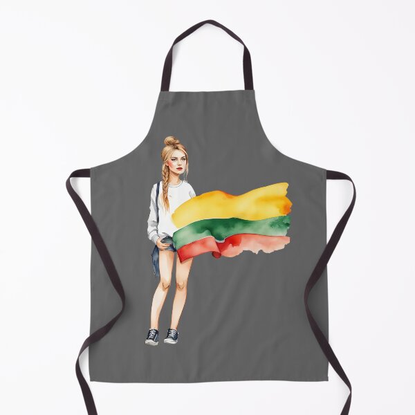 Item preview, Girl and Lithuanian flag designed and sold by simaso.