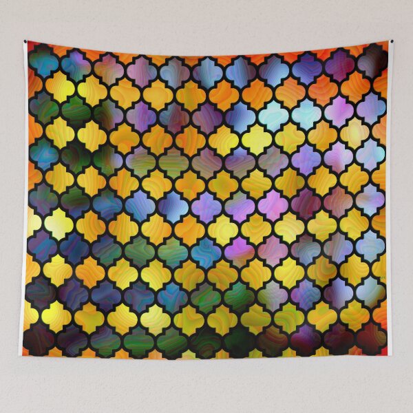 Item preview, Moroccan pattern golden gates designed and sold by Art by Lilia.