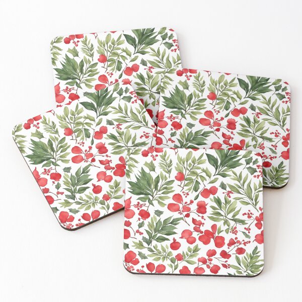 Item preview, Watercolor Christmas pattern designed and sold by jsebouvi.