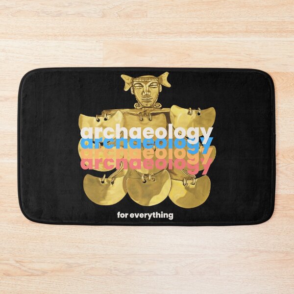 Item preview,  Archeology for everything - Illustration of Archaeological Artifact in Gold - Anthropomorphic Figure Retro Art designed and sold by Carola-art.
