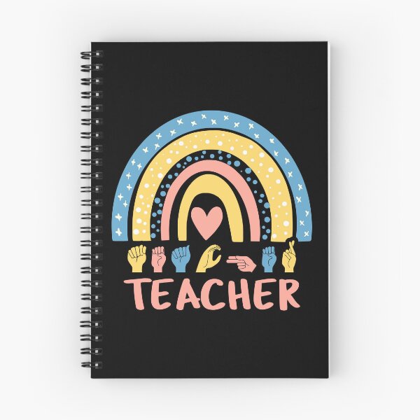 Item preview, ASL Teacher IV - Boho Rainbow designed and sold by Lemon Pepper.