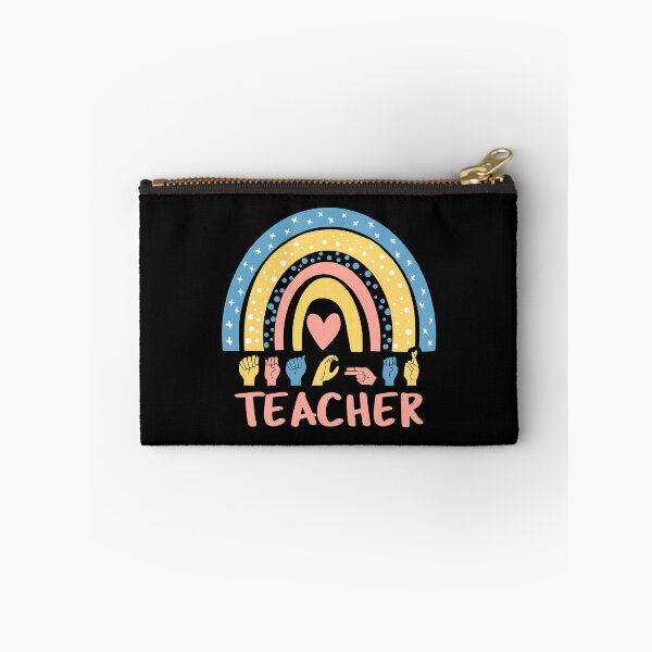 Item preview, ASL Teacher IV - Boho Rainbow designed and sold by Lemon Pepper.