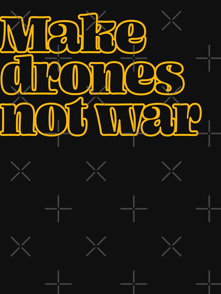 Thumbnail 5 of 5, Lightweight Hoodie, Drone: Make Drones, Not War designed and sold by Teesamust.