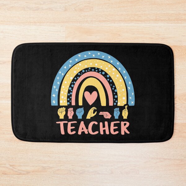Item preview, ASL Teacher IV - Boho Rainbow designed and sold by Lemon Pepper.