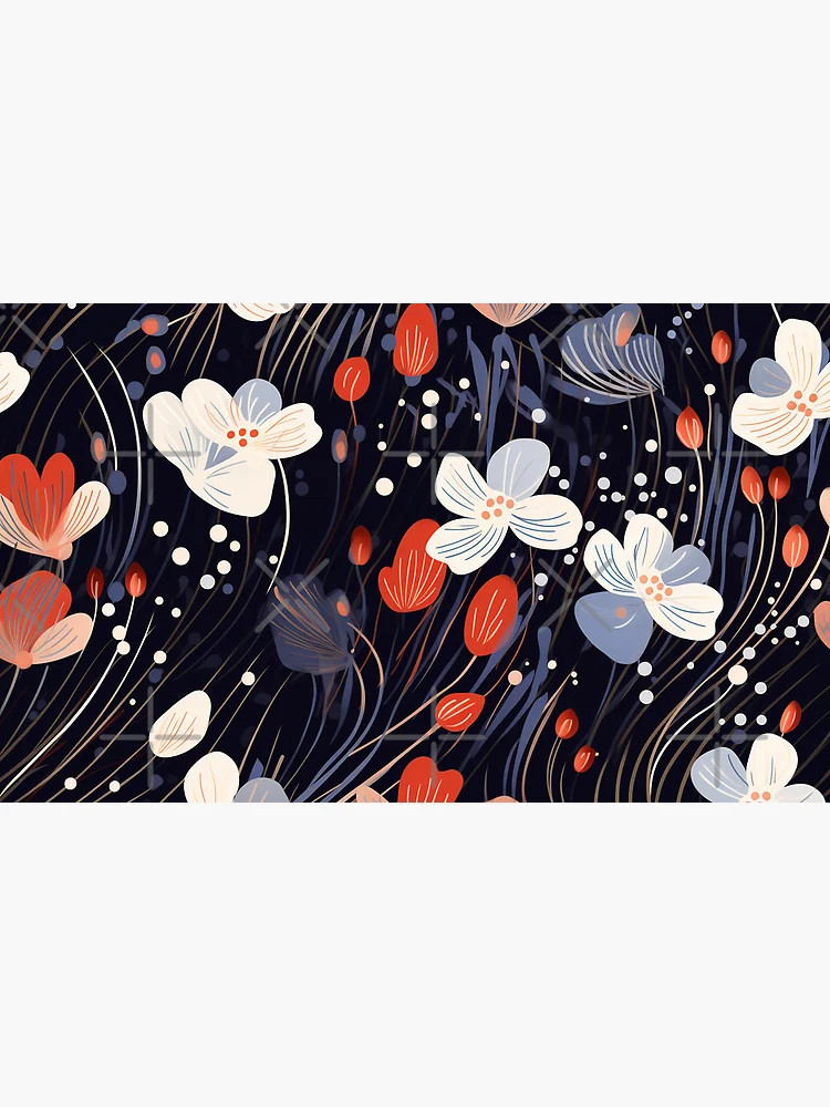 Thumbnail 4 of 4, Coffee Mug, Abstract Floral Pattern designed and sold by SideSignal.