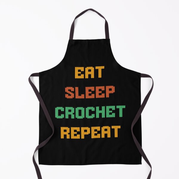 Item preview, Eat Sleep Crochet Repeat  designed and sold by Turkiewitch-Art.