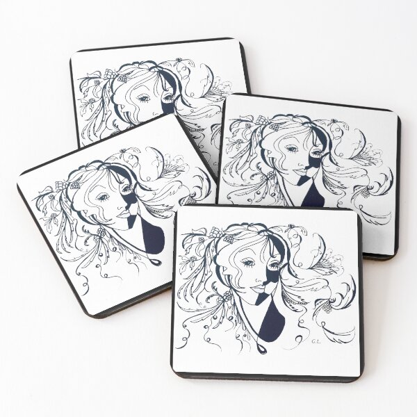 Item preview, CRAZY ART 4 shows a beautiful girl. Maybe she'll go to a costume ball with great make-up. Maybe it's also a dream face... designed and sold by GL/gittalandgraf.