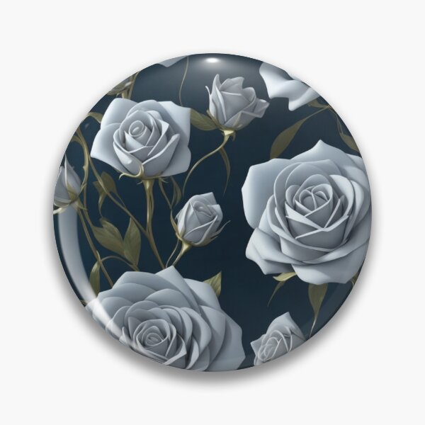 Item preview, White roses in 3D designed and sold by jsebouvi.