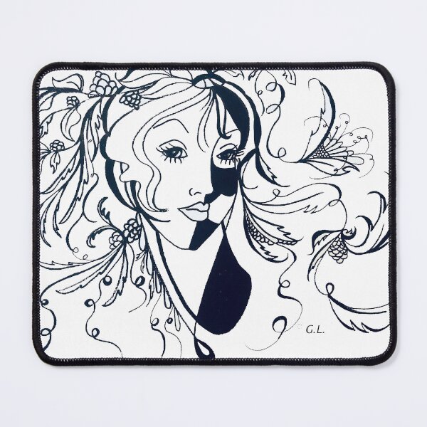 Item preview, CRAZY ART 4 shows a beautiful girl. Maybe she'll go to a costume ball with great make-up. Maybe it's also a dream face... designed and sold by GL/gittalandgraf.