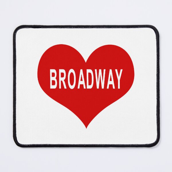 Item preview, BROADWAY Red Love Heart designed and sold by usernamenaijan.