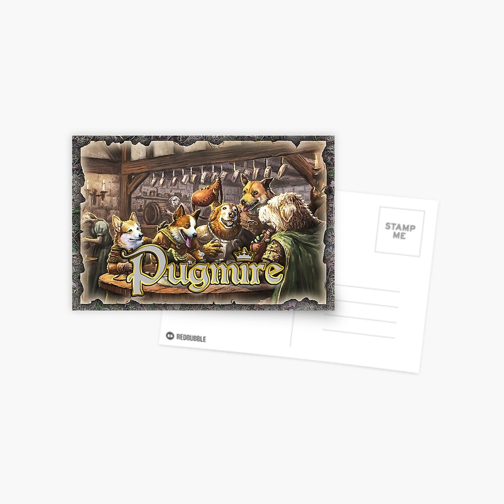 Pugmire: Tavern Fun Postcard