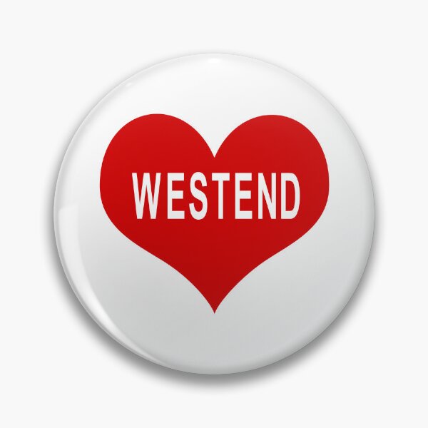 Item preview, WESTEND Red Love Heart designed and sold by usernamenaijan.