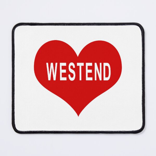 Item preview, WESTEND Red Love Heart designed and sold by usernamenaijan.