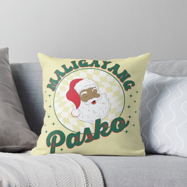 Item preview, Dark Green Retro Brown Santa | Maligayang Pasko | Merry Christmas | Family Shirts | Matching Sweaters  designed and sold by WovenBlume.