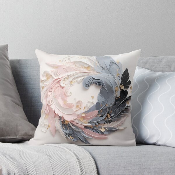Item preview, 3-dimensional colorful feather plume art print designed and sold by dcrc.