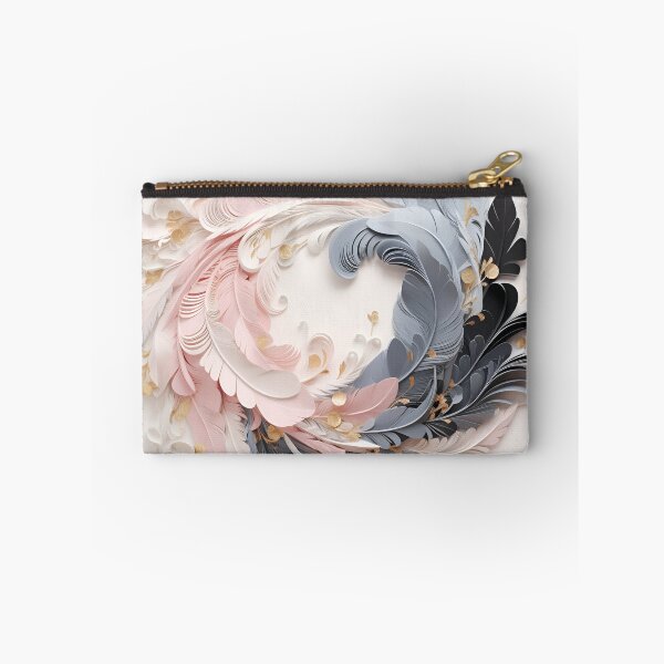 Item preview, 3-dimensional colorful feather plume art print designed and sold by dcrc.