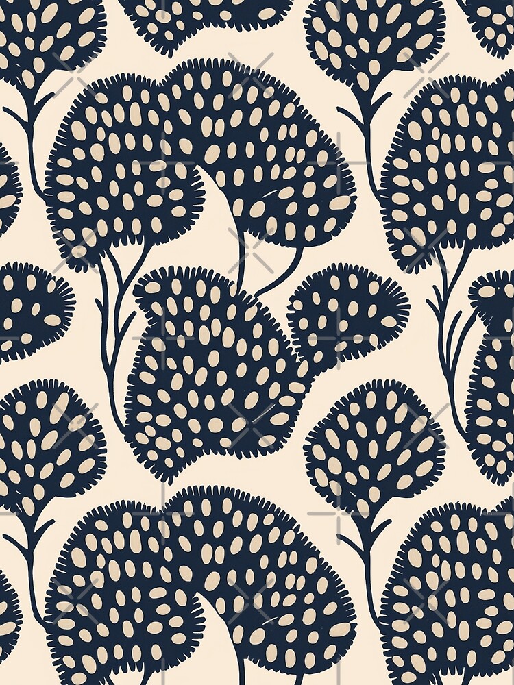 Thumbnail 3 of 3, Scarf, Block Print Pattern designed and sold by SideSignal.